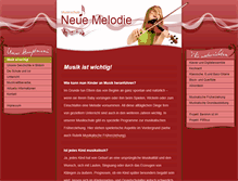 Tablet Screenshot of musikschule-neue-melodie.de